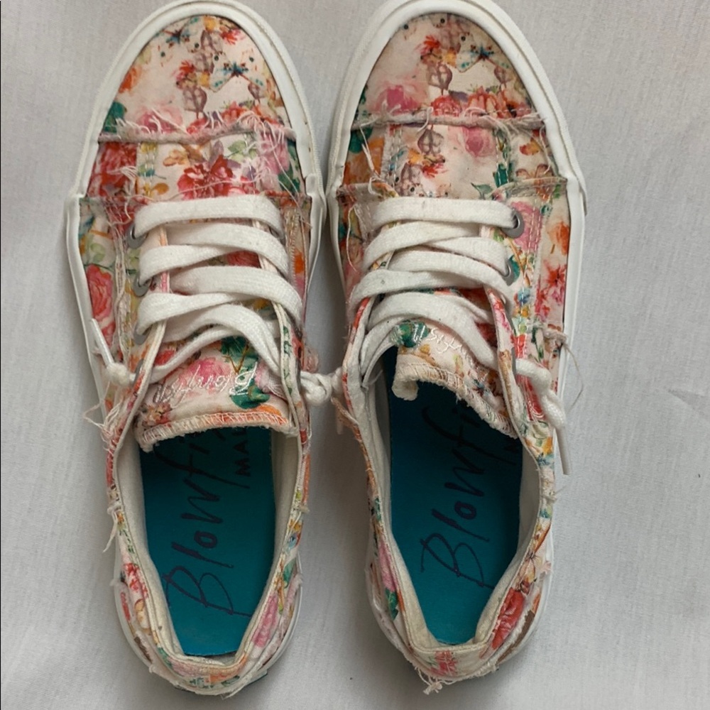Blowfish White Sneakers Casual Lace-Up